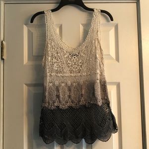 American eagle crochet tank top